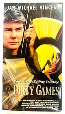 Dirty Games (VHS, 1989) Jan Michael Vincent AIP Studios VERY RARE NEW SEALED