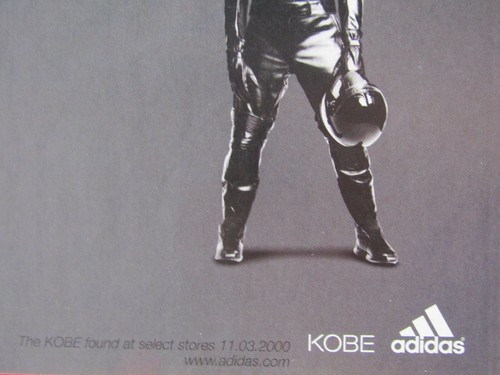 Kobe Bryant Los Angeles Lakers Adidas Vintage 2000 Original Print Ad 8 x 11" 2 P - Picture 4 of 4