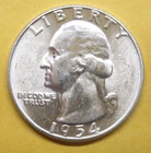1954 Washington Quarter 90% Silver Take a Look