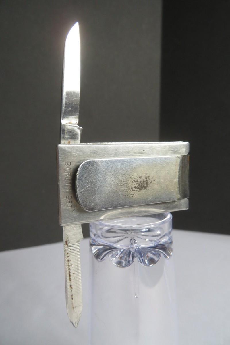 VINTAGE Barlow® B60 Knife Money Clip *VIDEO* Rotary Club