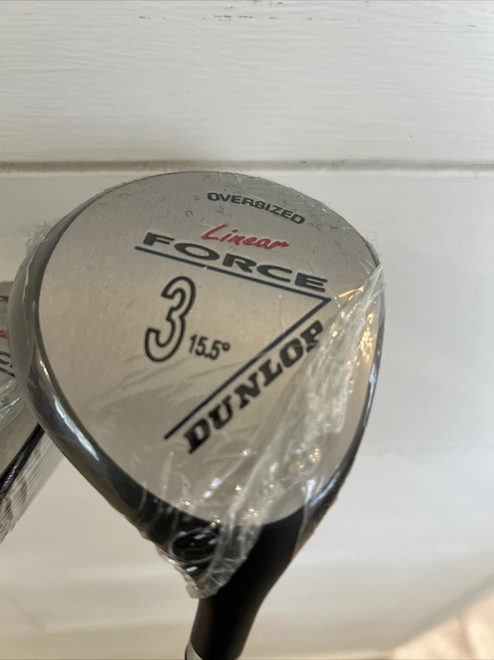 Dunlop Linear Force Gran Tamaño 3-Madera 15.5 Y 5 21.5 Derecha - Nuevo - Todavía en Plástico Foto 3 de 4