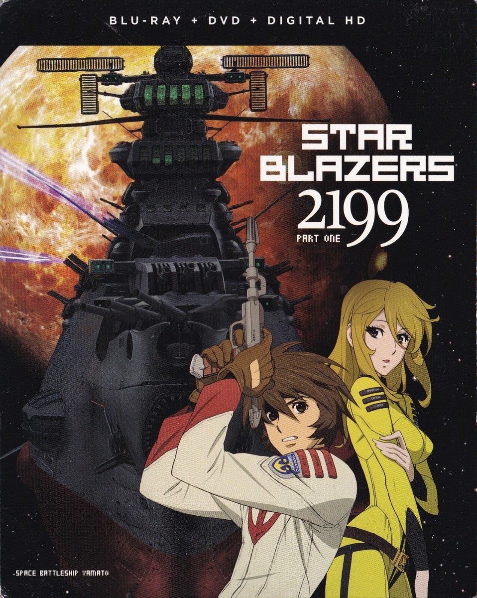 Star Blazers: Space Battleship Yamato 2199 Part 1 (BD/DVD, 2018, 4