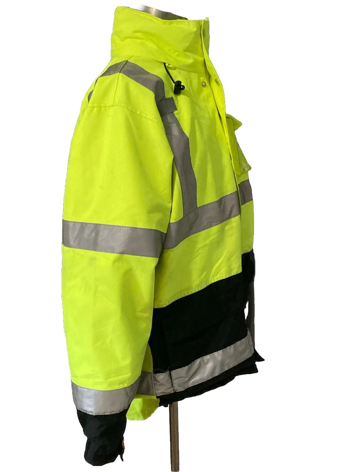 Tingley Emergency Response Jacket W/ Fleece Liner Colorblock Hi-Vis Size Large - Image 4 of 4