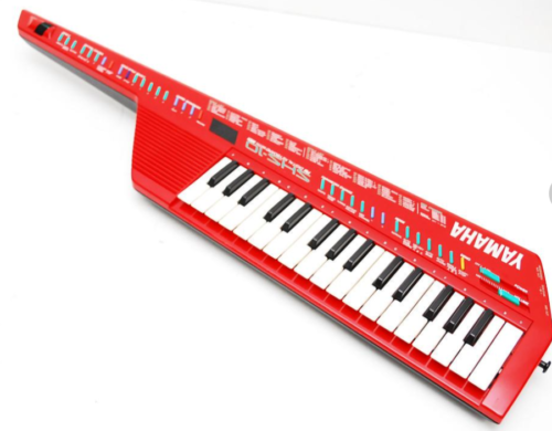 YAMAHA SHS-10 Red FM Digital Shoulder Keyboard w/ MIDI Keytar working from  Japan