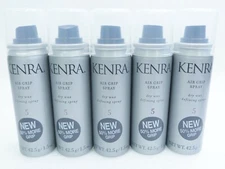 KENRA 5 AIR GRIP SPRAY DRY WAX 1.5 OZ  TRAVEL SIZE  (Lot of 5) 