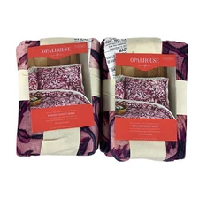 Opalhouse Pillowcase Pink Velvet Floral Sham Stndard Love In A Mist New Lot Of 2