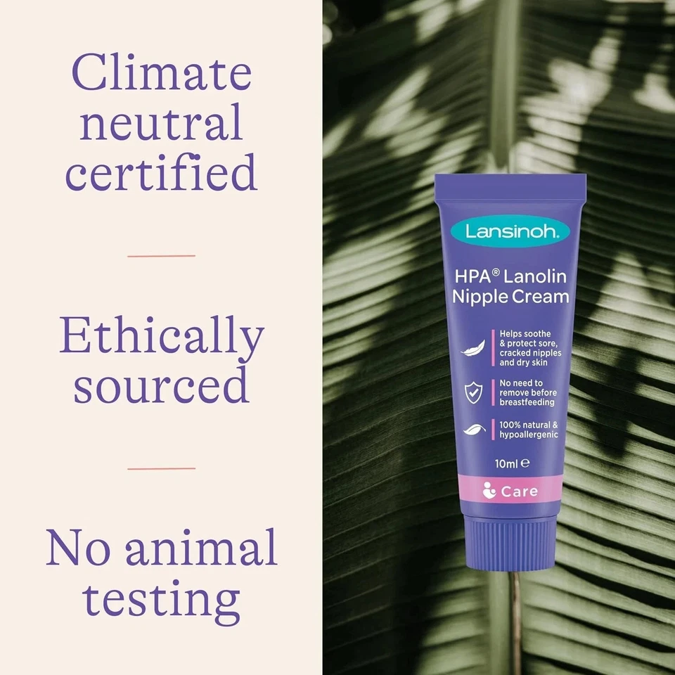 Crema para pezones lanolina Lansinoh HPA para pezones agrietados, secos y doloridos, lactancia materna Foto 4 de 4