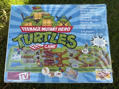 TEENAGE MUTANT NINJA HERO TURTLES 3D GAME TMNT ALMOST COMPLETE 1990 s TOY Damage