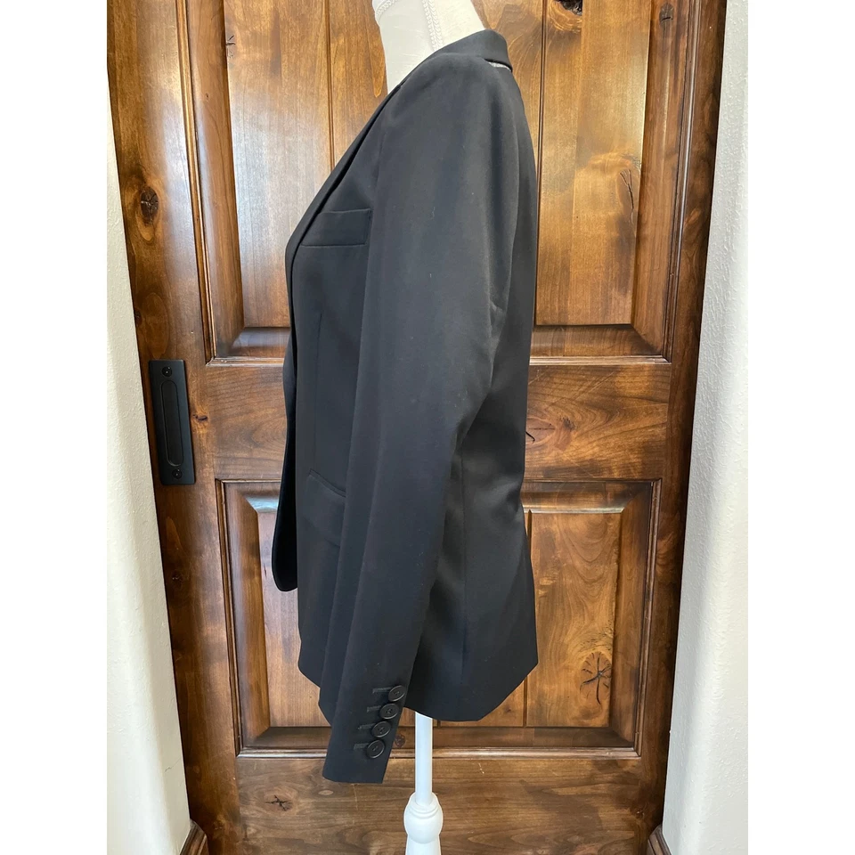 Blazer Stella McCartney negro 100 % lana de un solo pecho talla 40 (US 6). Foto 2 de 4