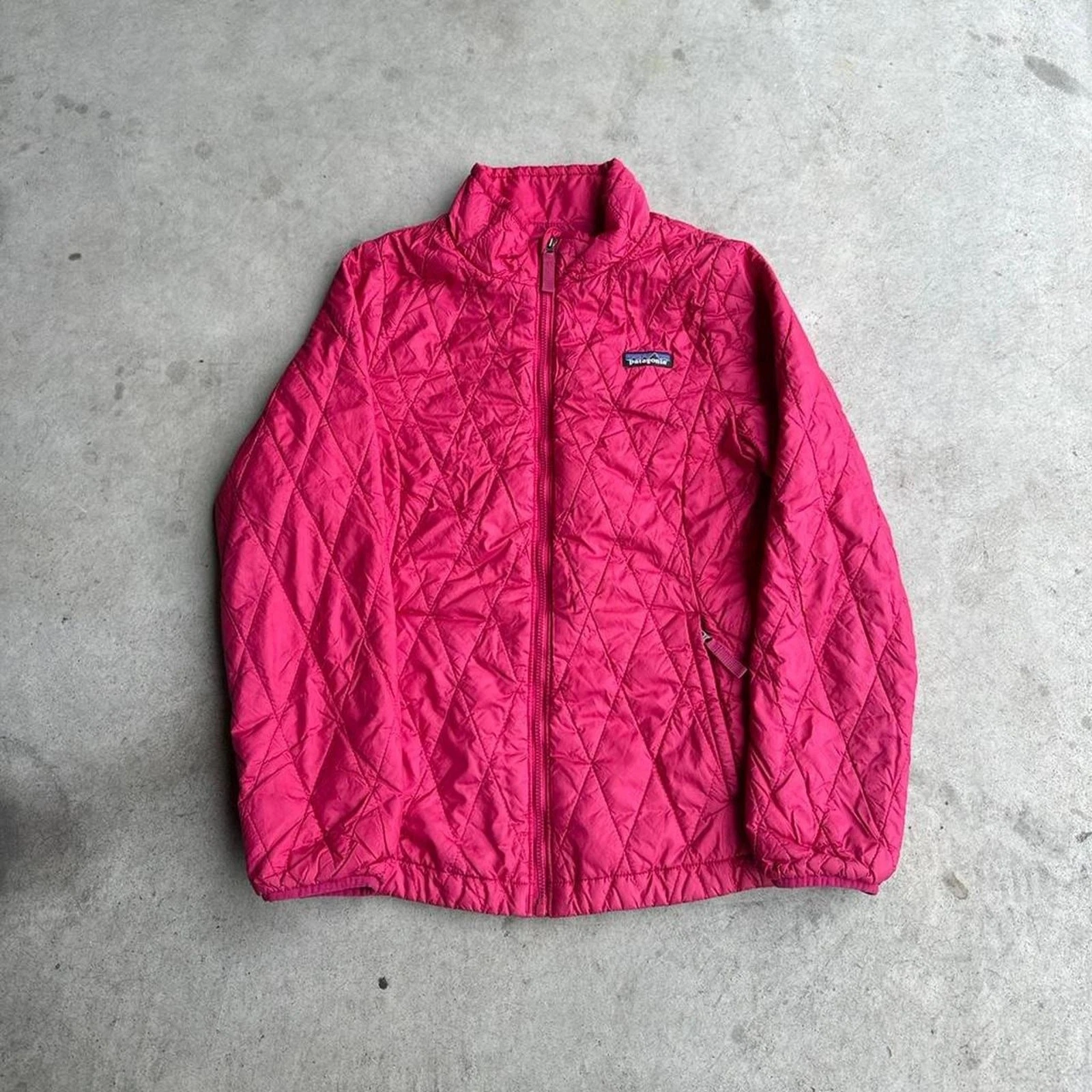 Patagonia pink girls kids jacket
