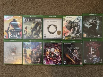 SEGA Bethesda Square Xbox One Series X Game Lot Like a Dragon Elder Scrolls
