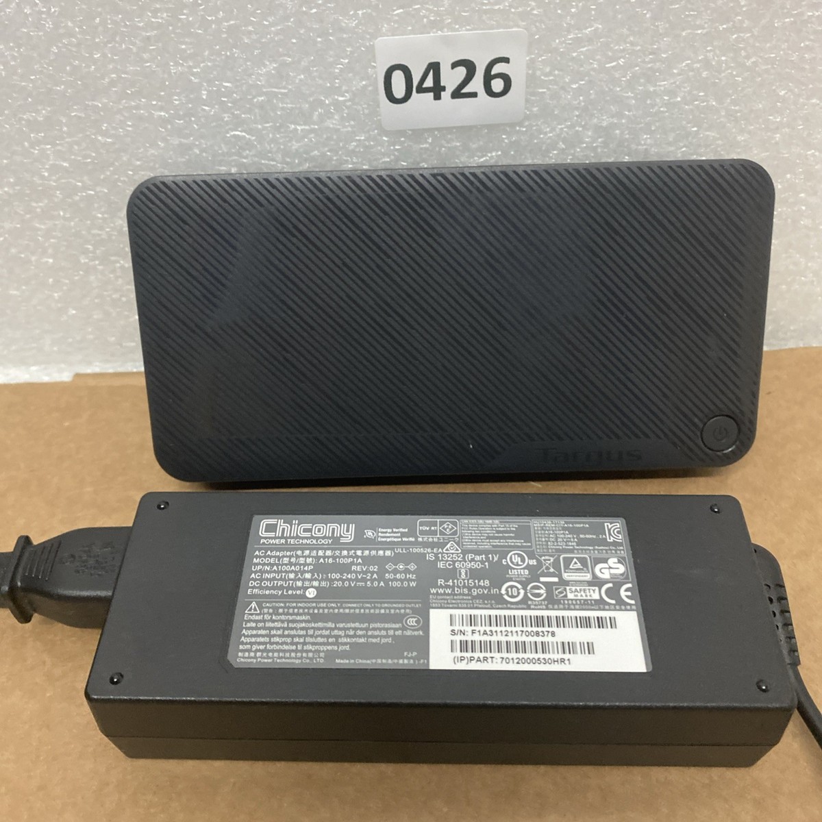 DOCK310USZ-50　未使用品 Targus DOCK310 USB-C Dual 4K Docking Station 65W PD DOCK310USZ-50