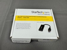 StarTech Slim USB 3.0 to VGA External Multi Monitor Adapter USB32VGAES Open Box