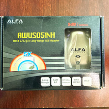 ALFA Network AWUS051NH Long-Range 802.11a/b/g/n USB 2.0 Adapter w/ Antenna