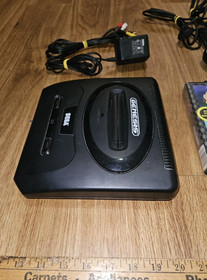 Sega Genesis MK-1451 CLEAN Console & Controller Lot - Risk, Tiny Toons, Pac Man2