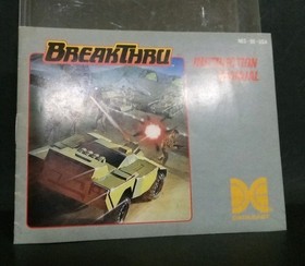 Breakthru Nes Manual. See Pictures. Good Condition. Free Shipping!!!