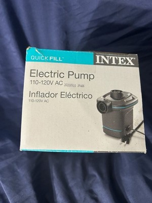Intex Quick Fill Electric Pump 110-120V AC with 3 Nozzles