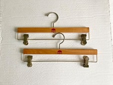Vintage Ridgeway Wooden Pant Hangers Set of 2
