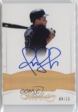 2017 Panini Flawless Greats Auto Gold 9/10 Omar Vizquel #GA-OV Auto 6fs
