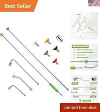 Pressure Washer Extension Wand 120” Stainless Steel Durable for High Power Cl...