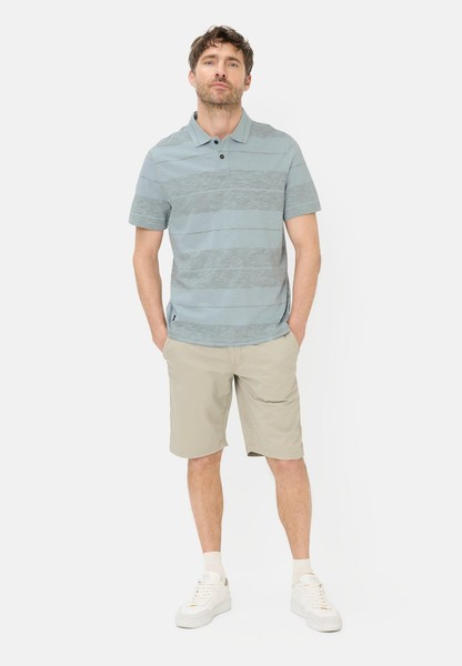 camel active Herren Poloshirt Aus Reiner Baumwolle Sturmblau, Menswear-L-image