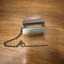 Vintage clipper belt lacer Co  tool No. 201 Vise Tool No 1 Hooks V 4543 USA