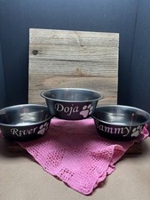 Personalized pet bowls