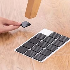 30 pcs black square self-adhesive furniture foot pads   anti-slip, scratch resis