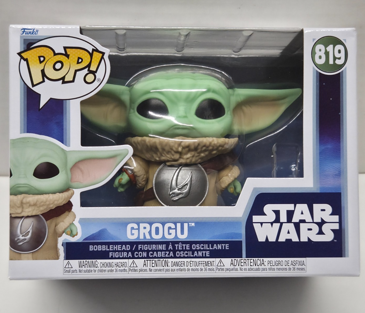 GROGU - Star Wars The Mandalorian Funko POP! #819 Bobblehead NEW