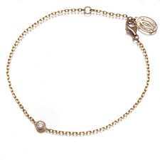 Auth Cartier Bracelet Diamond d'Amour SM 18K 750 Rose Gold