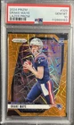 DRAKE MAYE 2024 Panini Prizm Lazer Rookie RC PSA 10 Patriots