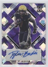 2022 Leaf Metal Draft Purple Crystals 1/15 Tyler Badie #BA-TB2 Auto a8x