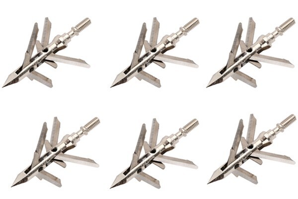 6x Pfeifende Broadheads Aus Messing - Lautes Pfeifen Für Bogenschießen & Spaß