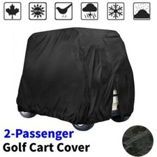 Waterproof Golf Cart Cover for 2/4 Passenger YAMAHA EZGO Cart Enclosure Club Car