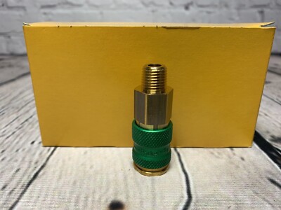 PARKER RECTUS (1 piece) BRASS COUPLER 3/8'' MALE SHUT-OFF SOCKET 25KAAN13BPX0