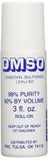 DMSO 99.9  Liquid Gel PURE DIMETHYL SULFOXIDE ROLL-ON 3 fl oz Horse Equine Dog