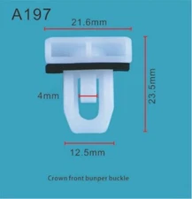 20Pcs Fit Toyota Lexus front bumper screw grommets with sealer 52197-30040