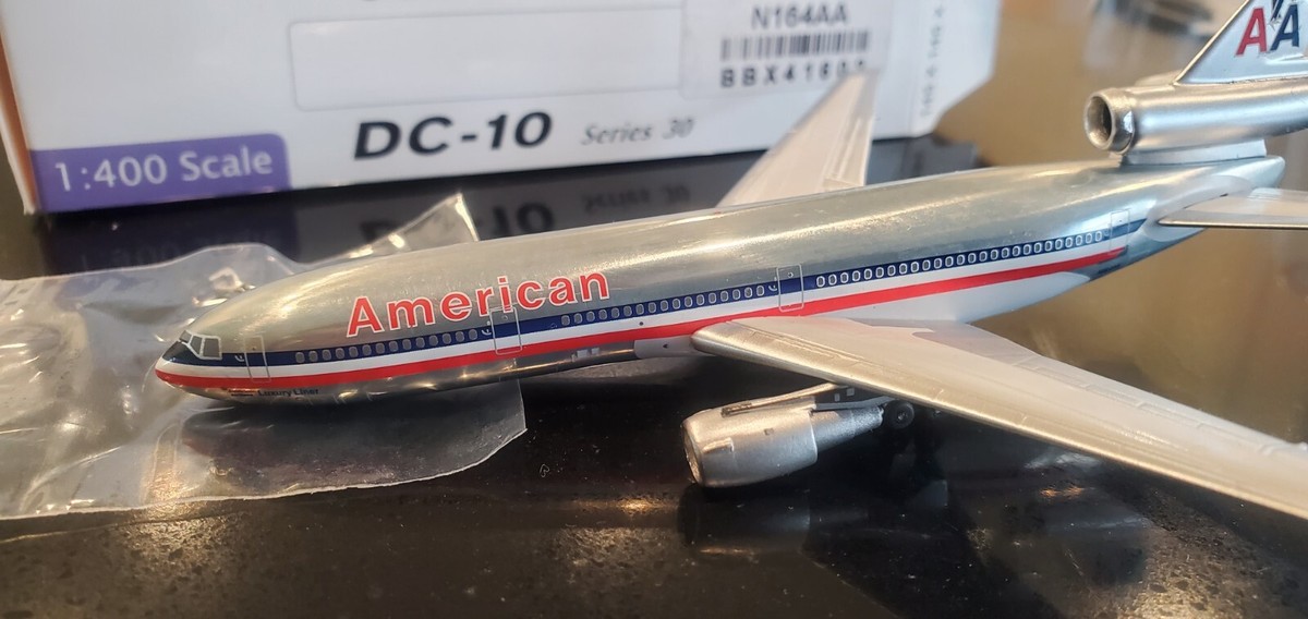 Aeroclassics American Airlines DC-10-30 1:400 BBX41602 1980 Aeroclassics American Airlines DC-10-30 1:400 BBX41602 1980