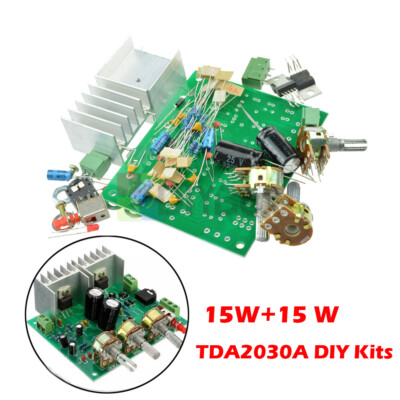 2 Channel 15w 15w 2 Ch 15w 2 Tda30a Hifi Stereo Amplifier Amp Board Diy Kits Ebay