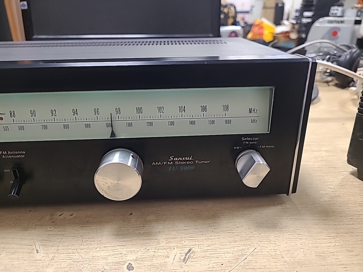 VINTAGE SANSUI TU-5900 AM/FM STEREO TUNER | eBay UK