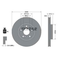 Textar 2X Bremsscheibe 92140903