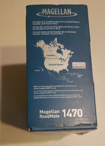 Magellan Road Mate GPS Navigation 1470 4.7 Touchscreen NEW Open Box Vintage - Picture 7 of 12