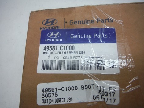 iwaしまん Hyundai Genuine 49581-2w400 Axle Boot Kit, Front, Right | eBay