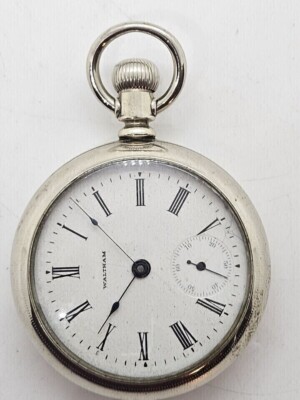 Antike Messinguhr Elgin Pocket Sammlerstück Messing Taschenuhr Anlass