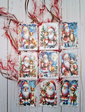 9 Christmas Handmade Gift Tags Scrapbooks Junk Journals Crafts Planners Parties