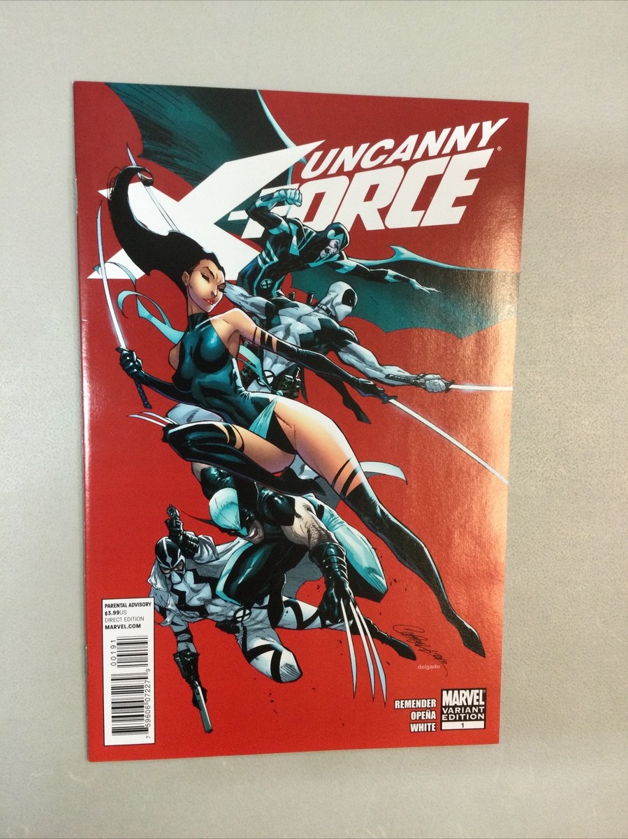 X-force Uncanny #1 1:50 Variant Marvel Comics 2010 J. Scott