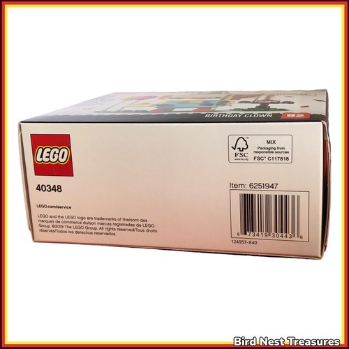 LEGO 40348 Brick'H'eadz BIRTHDAY CLOWN, 2019 - RETIRED, New, Factory Sealed - Bild 5 von 6
