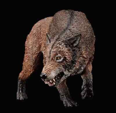 REBOR Aenocyon dirus Dire Wolf LOW ROAR Plain Ver. Deluxe Pack Statue Model