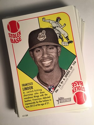 2015 Topps Heritage 1951 Collection Jumbo 5x7 You Pick Low Shipping All /99