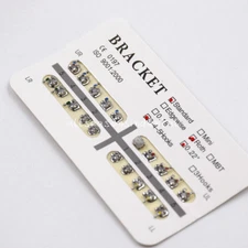 Dental Orthodontic Metal Braces Brackets Standard/Mini Roth Slot 022 3-4-5 Hooks